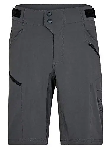 Produktbild: Ziener Herren NEONUS X-Function Fahrrad-Shorts/Rad-Hose mit Innenhose/Mountainbike - atmungsaktiv|schnelltrocknend|gepolstert, ash Grey, 46