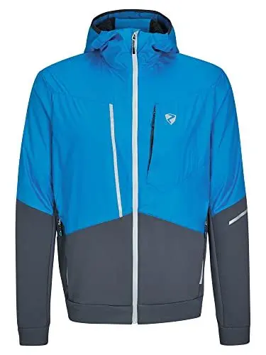 Produktbild: Ziener Herren NIKOLO Funktions- / Hybrid-Hacke Bergsport, Skitour | winddicht, Primaloft Active, persian blue.ombre, 46