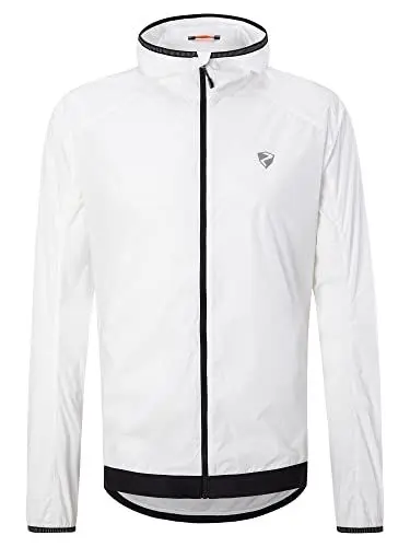 Produktbild: Ziener Herren Neihard Windjacke Fahrrad Mountainbike Outdoor winddicht atmungsaktiv wasserabweisend , Weiß, 50 EU