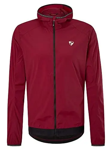 Produktbild: Ziener Herren Neihart Windjacke Fahrrad Mountainbike Outdoor winddicht atmungsaktiv wasserabweisend , sangria red, 46 EU