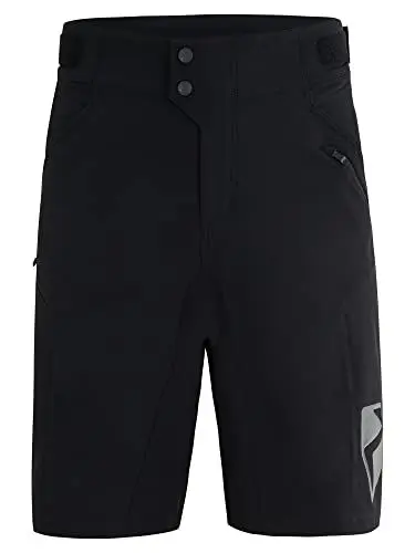 Produktbild: Ziener Herren Nonus X-function Fahrrad Shorts Rad Hose mit Innenhose Mountainbike Outdoor Freizeit atmungsaktiv schnelltrocknen, Schwarz, 58 EU
