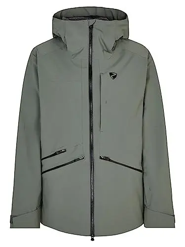 Produktbild: Ziener Herren TAHAN Ski-Jacke/Freeride | sympatex, PFC frei, Wolle, green mud, 52