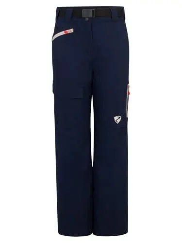 Produktbild: Ziener Kinder Abbi Ski-Hose/Schnee-Hose | atmungsaktiv, wasserdicht, PFC frei, Dark Navy, 164