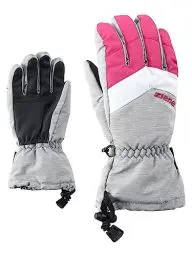 Produktbild: Ziener Kinder LETT AS glove junior Ski-Handschuhe / Wintersport | wasserdicht atmungsaktiv, light melange, 3