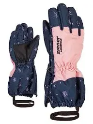Produktbild: Ziener Kinder LEVIO Ski-Fäustling/Wintersport | wasserdicht atmungsaktiv, snowcrystal print, 104