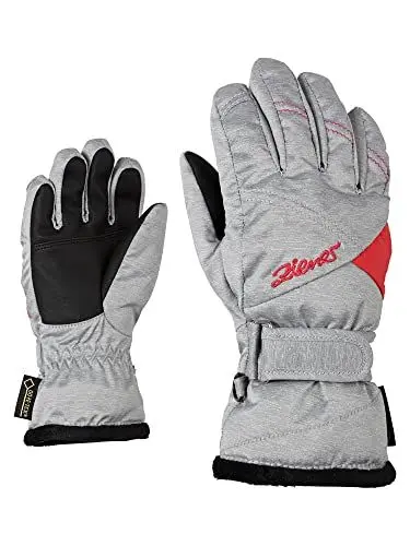 Produktbild: Ziener Mädchen LARA GTX GIRLS glove junior Ski-handschuhe / Wintersport | wasserdicht atmungsaktiv, light melange, 3,5