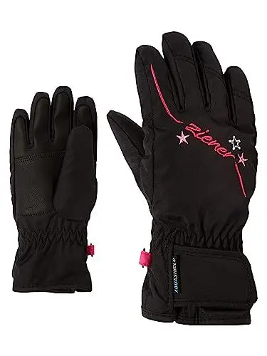 Produktbild: Ziener Mädchen LULA Ski-Handschuhe/Wintersport | wasserdicht atmungsaktiv, black, 7