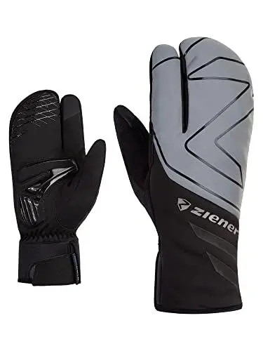 Produktbild: Ziener Unisex DALYO Fahrradhandschuhe, Winter |wasserdicht, Soft-Shell, gepolstert, Black.metallic Silver, 9,5