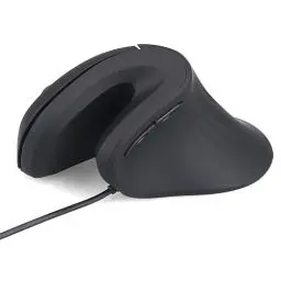 Produktbild: Zienstar-Vertikale Maus Verdrahtet,Ergonomische Optische USB-Maus mit 3 Einstellbaren DPI,Leiser klick,Rechtshänder-Schwarz