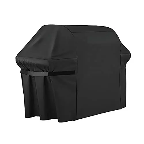 Produktbild: ZIGAGA Grillabdeckung, 72-Zoll-Grill-Gasgrillabdeckung, wetterfest, UV- und verblassfest 600D Oxford-Gewebe reißfest, 183 * 66 * 130cm, GECP058BB, Schwarz