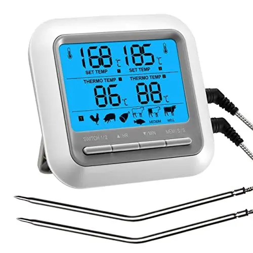 Produktbild: ZIGAGA HBCP063AH Küchenthermometer, Edelstahl, Kunststoff, Grau
