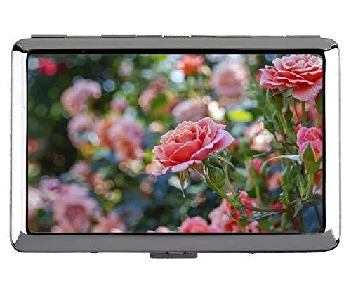 Produktbild: Zigarettenetui King Size, Natur, Unscharf gestellt, Rose, Blume Kreditkartenetui