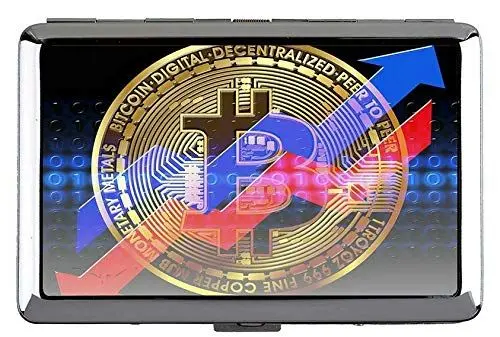 Produktbild: Zigarettenetui-Box, Geld-Bitcoin-Münzfach mit Zigarettenetui