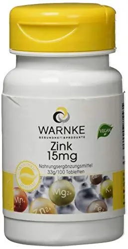 Produktbild: ZINK 15 mg Tabletten 100 St