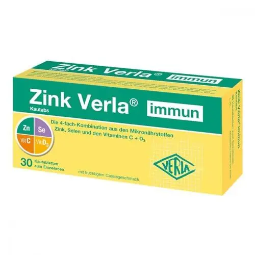 Produktbild: Zink Verla immun Kautabs, 30 St