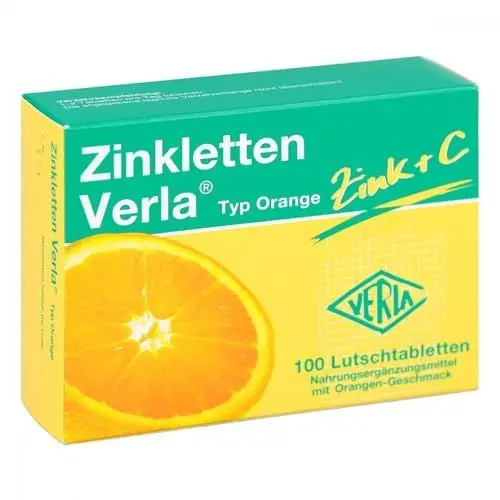 Produktbild: Zinkletten VERLA Orange 1er pack 50g