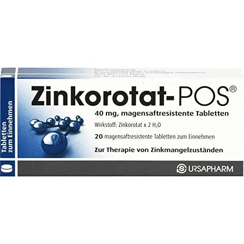 Produktbild: ZINKOROTAT POS magensaftresistente Tabletten 20 St