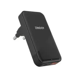 Produktbild: Zinooy USB C Ladegerät 35W, Flaches Wandladegerät, Ultra Slim Power Adapter für iPhone 11/12/13 iPhone 15 Pro Max und Samsung Galaxy Modelle, PD Fast Power Supply Outlet Plug