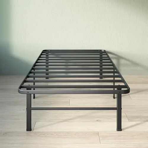 Produktbild: ZINUS Rumi Easy SmartBase Matratzenfundament, stabiles Metall-Bettgestell, kein Boxspringbett erforderlich, umweltfreundliche Verpackung, Doppelbett, 35,6 cm