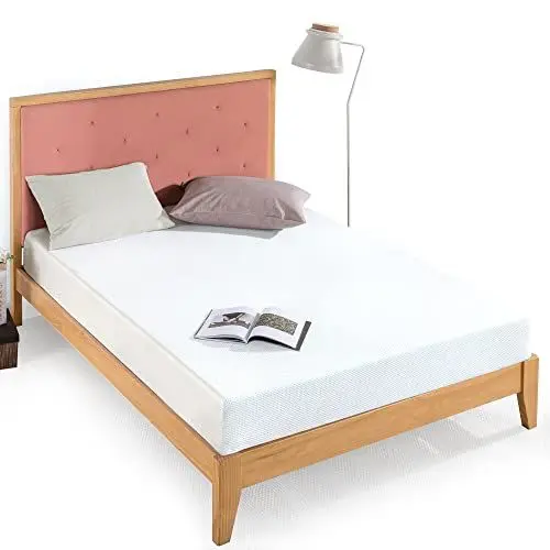 Produktbild: Zinus Kühlende Gel-Memoryschaummatratze mit grünem Tee | 90 x 190 cm | Höhe 20 cm | Boxmatratze | Kühlgelschaum | Öko-Tex