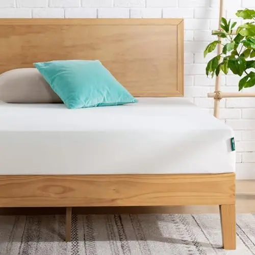 Produktbild: Zinus Matratze 180x200cm - Schaummatratze Härtegrad H3 - 20 cm Höhe - Öko-Tex zertifiziert Grüne Tee Matratze
