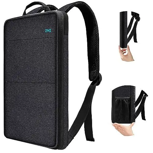 Produktbild: ZINZ Schlanker und Erweiterbarer Laptop Reise Rucksack, Wasserabweisend, Kompatibel mit MacBook Pro 14