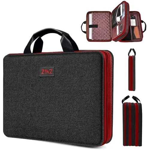 Produktbild: ZINZ Schlanke und Erweiterbare Laptop Tasche 13 13.3 13.6 14 Zoll Hülle Langlebige Recycelte Aktentasche für MacBook Air/Pro 13-14 M1 M2 M3 2021-2023 Pro/Max,13.5 Surface Laptop 4/3, B02K01