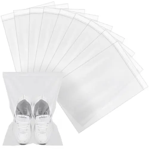 Produktbild: Zip Beutel Groß, Tüten mit Verschluss, 50pcs 30x40cm Plastikbeutel Verschließbar, Zip Tüten, Verschließbare Plastikbeutel, Verdickung Haltbar, zur Lebensmittel, Kleidung, Bastelbedarf