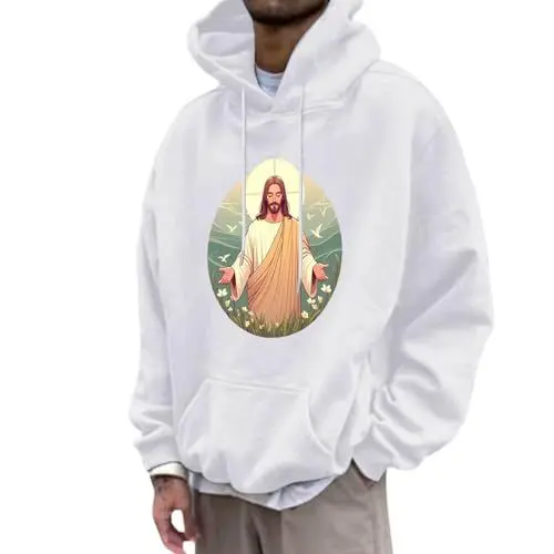 Produktbild: Zip Hoodie Herren, Weihnachts Herren Hemd, Rotes Hemd Herren, Vegane Geschenke Für Männer, Geschenke Für Männer Unter 10 Euro, Geschenke Für Männer Ab 80, Oversized Sweatshirt Herren,