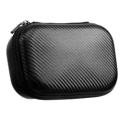 Produktbild: ZIPIT Carbon Federmäppchen | Großes Mäppchen für Schule und Büro | Etui, Kosmetiktasche mit Organizer | Federmappe Schwarz