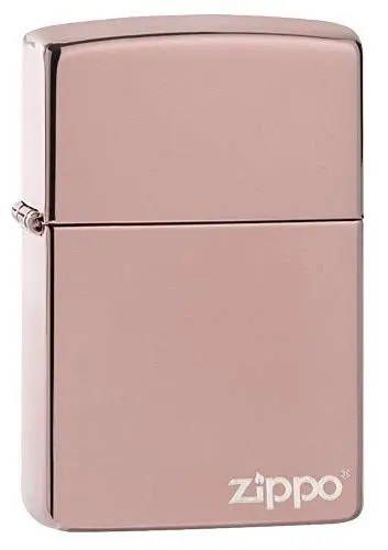 Produktbild: ZIPPO – Zippo Logo - Reg High Polished Rose Gold – Sturmfeuerzeug, nachfüllbar, in hochwertiger Geschenkbox