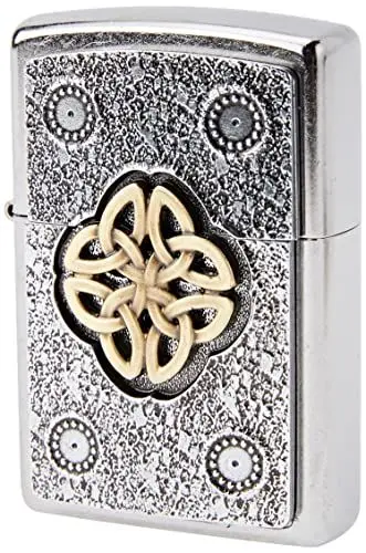 Produktbild: Zippo Sturmfeuerzeug 2004750 Emblem-Lighter with Celtic Knot, Silber, one Size