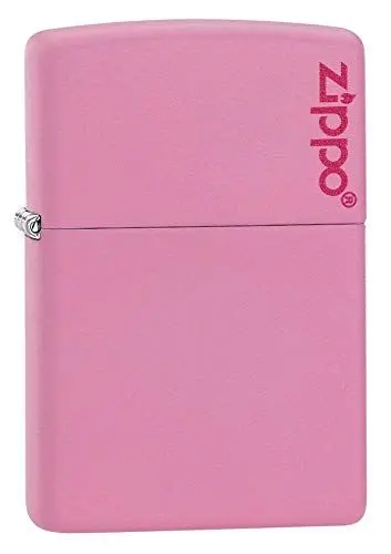 Produktbild: Zippo 60001206 Logo Feuerzeug, Messing, Pink Matte, 238ZL