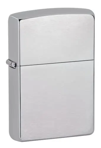 Produktbild: Zippo Benzin Feuerzeug Chrom Standard gebürstet Regular Sturmfeuerzeug