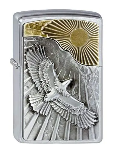Produktbild: Zippo 2003192 200 Eagle Sun-Fly EMB Feuerzeug, Messing