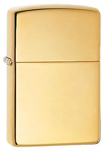 Produktbild: Zippo Feuerzeug 60000851 PL169 hi pol Armor Brass Benzinfeuerzeug, Messing, Gold