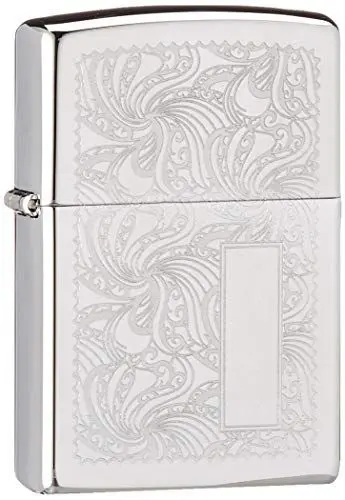 Produktbild: ZIPPO Feuerzeug Seamless Pattern, einzigartig, High Polish Chrome