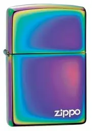 Produktbild: Zippo Feuerzeug – mit Logo Zippo, Messing, Spectrum, 3,5x1x5,5 cm