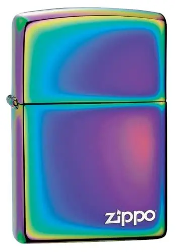 Produktbild: Zippo Feuerzeug – mit Logo Zippo, Messing, Spectrum, 3,5x1x5,5 cm