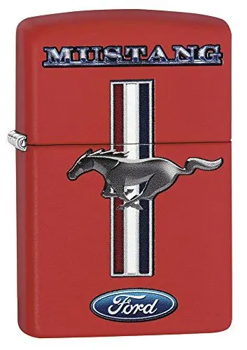 Produktbild: ZIPPO – Ford - Red Matte – Sturmfeuerzeug, nachfüllbar, in hochwertiger Geschenkbox