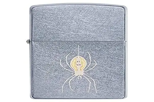 Produktbild: Zippo PL 207 Laser Two Tone Feuerzeug, Messing, Street Chrome - Spider, Einheitsgröße