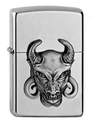 Produktbild: Zippo PL 28378 Devil Mini Emblem 3D Feuerzeug, Messing, Design, 5,83,81,2