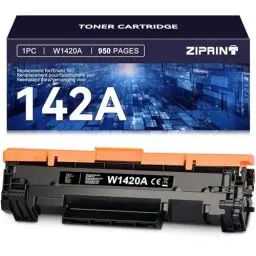 Produktbild: ZIPRINT 142A W1420A W1420X Toner Ersatz für HP142A W1420A W1420X Toner schwarz für hp Laserjet MFP m140w Toner m110w MFP m140we m110we m139we m139w(1 Schwarz, kein Chip)