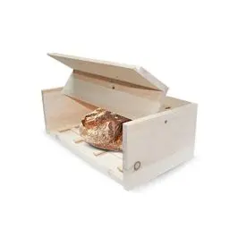 Produktbild: ZirbenFamilie Zirben-Brotkasten • Hygienische Aufbewahrungsbox 45x16x25cm aus duftendem ZirbenHolz • ein Produkt der ZirbenFamilie - bekannt aus dem Fachhandel & der Hotellerie