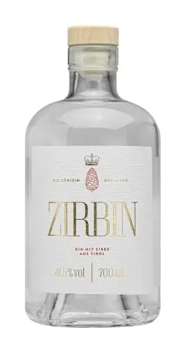Produktbild: ZIRBIN Gin mit Zirbe aus Tirol, das Original aus Österreich, 41,5%, 0,7l