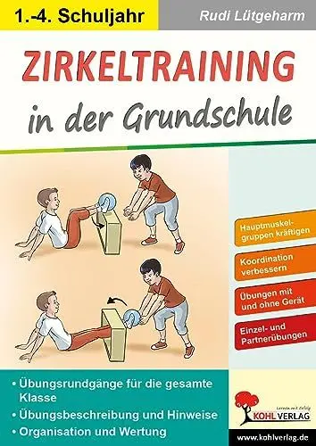 Produktbild: Zirkeltraining in der Grundschule: Hauptmuskelgruppen kräftigen