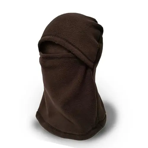Produktbild: ZISTRFLO Kalte Wetter Gesichtsmasken für Männer & Frauen - Balaclava Skimaske - Winter Thermal Face Cover für Radfahren, Skifahren (Polyester, Brown)