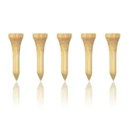 Produktbild: Zivisk Golf Tees Holz - 100 Stück 38mm Bambus Tees (Natürliche Farbe)