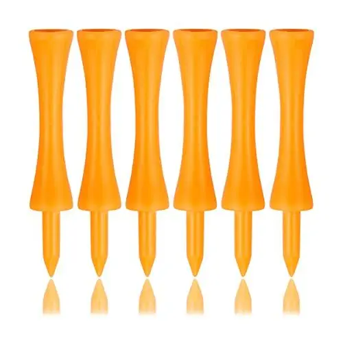 Produktbild: Zivisk Golf Tees Kunststoff 100 Stück Orange 70mm