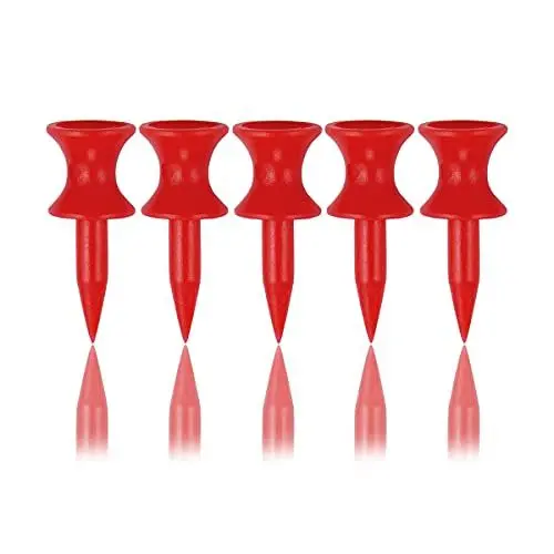 Produktbild: Zivisk Golf Tees Kunststoff 100 Stück Rot 32mm